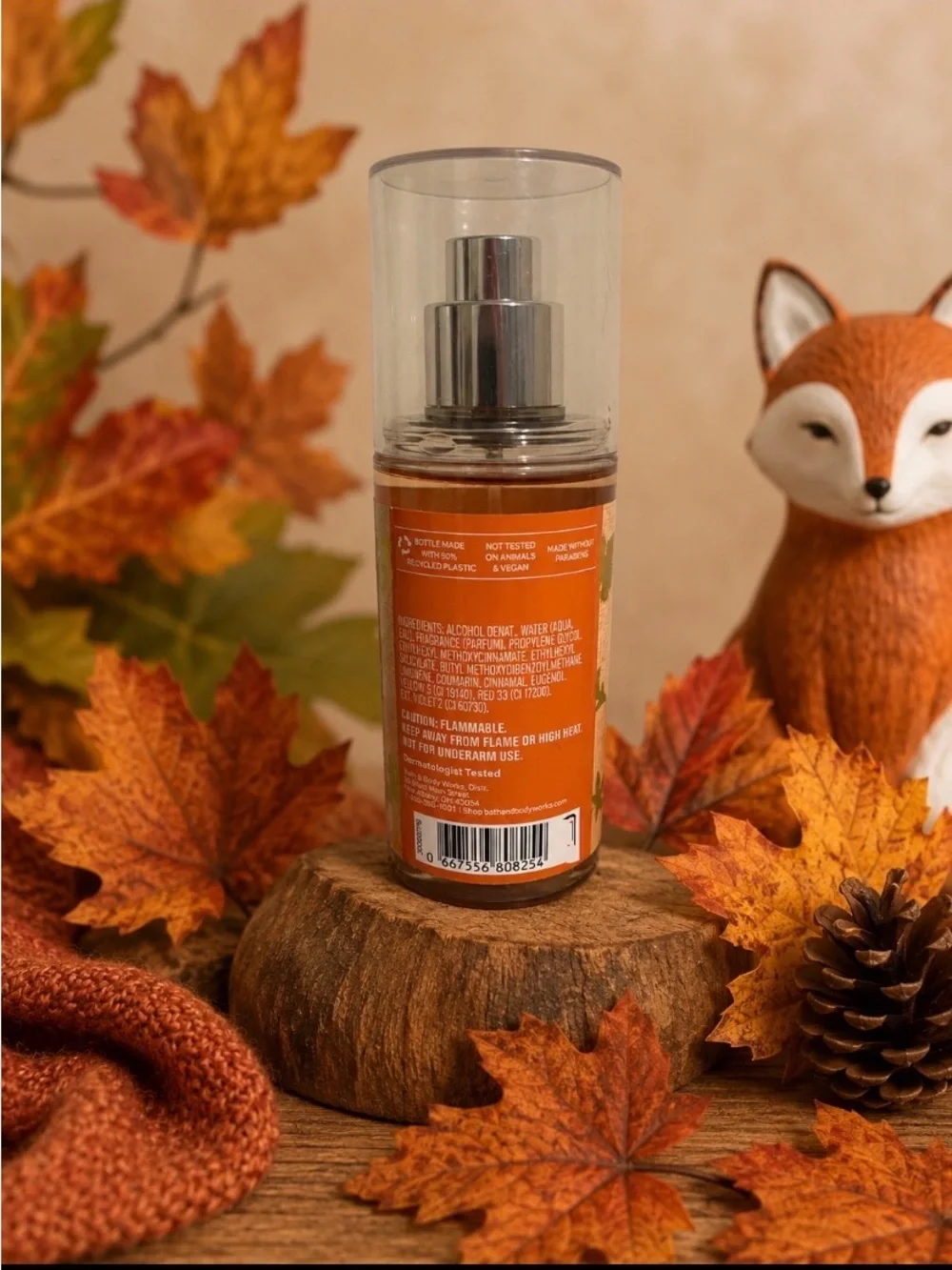 BBW Pumpkin Cupcake Travel Size Fine Fragrance Mist 2.5oz Discontinued Fox